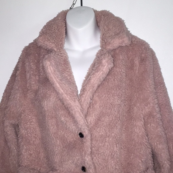 Louise Pairs Rose teddy jacket - Picture 2 of 6